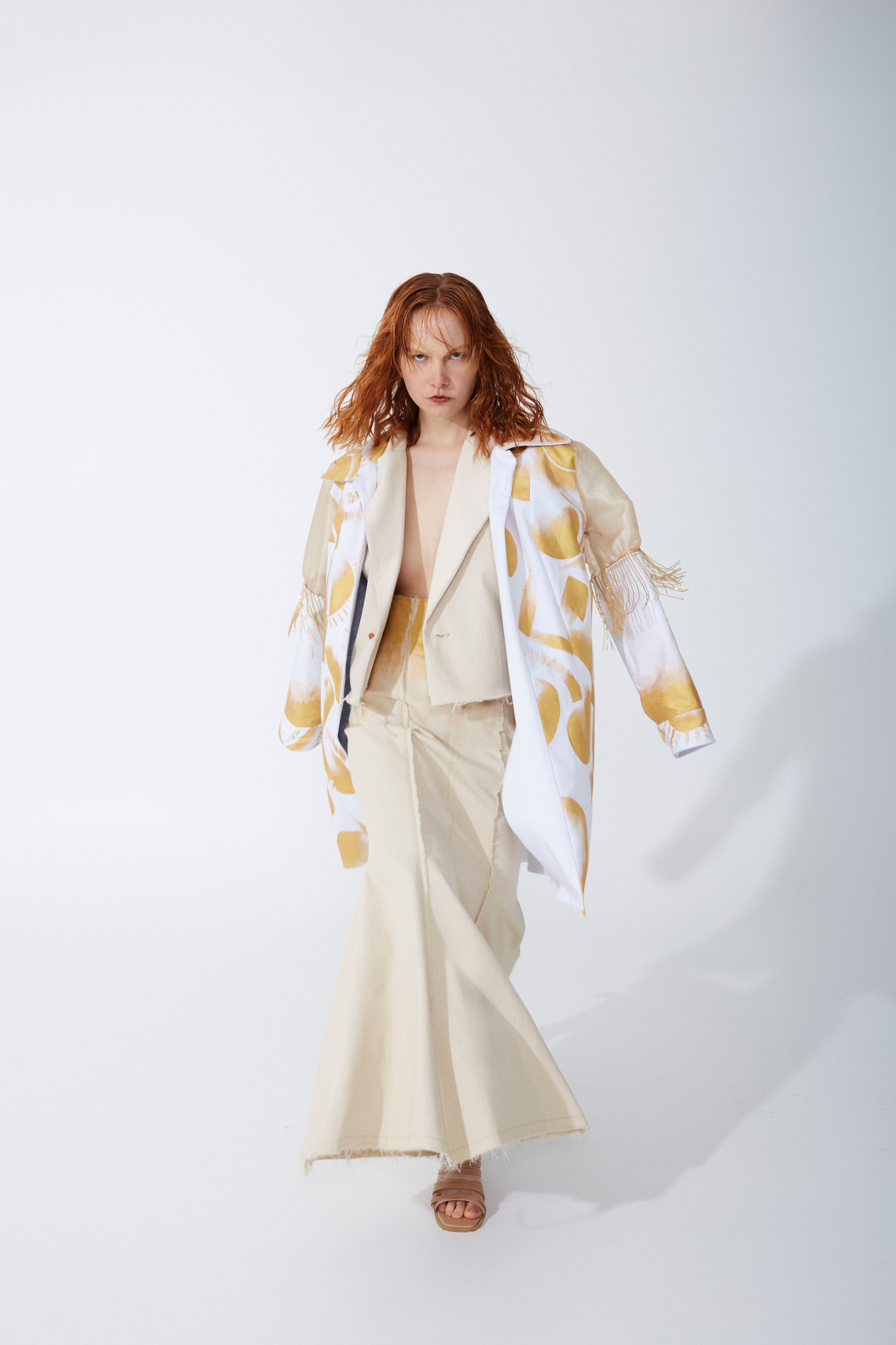 ABRIGO GOLD MIX ORGANZA - Last Unit