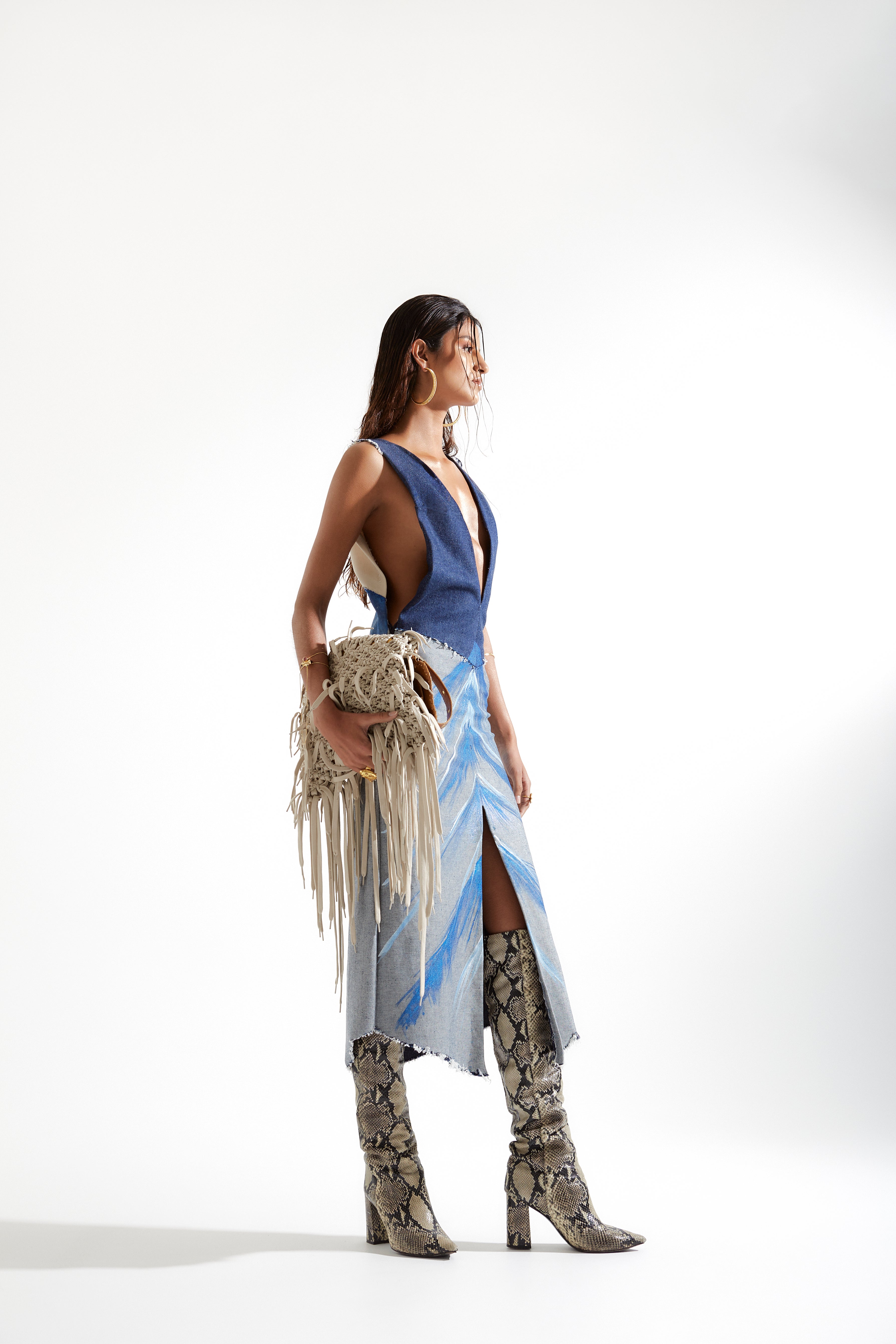 VESTIDO WILD BLUE - Pre Order